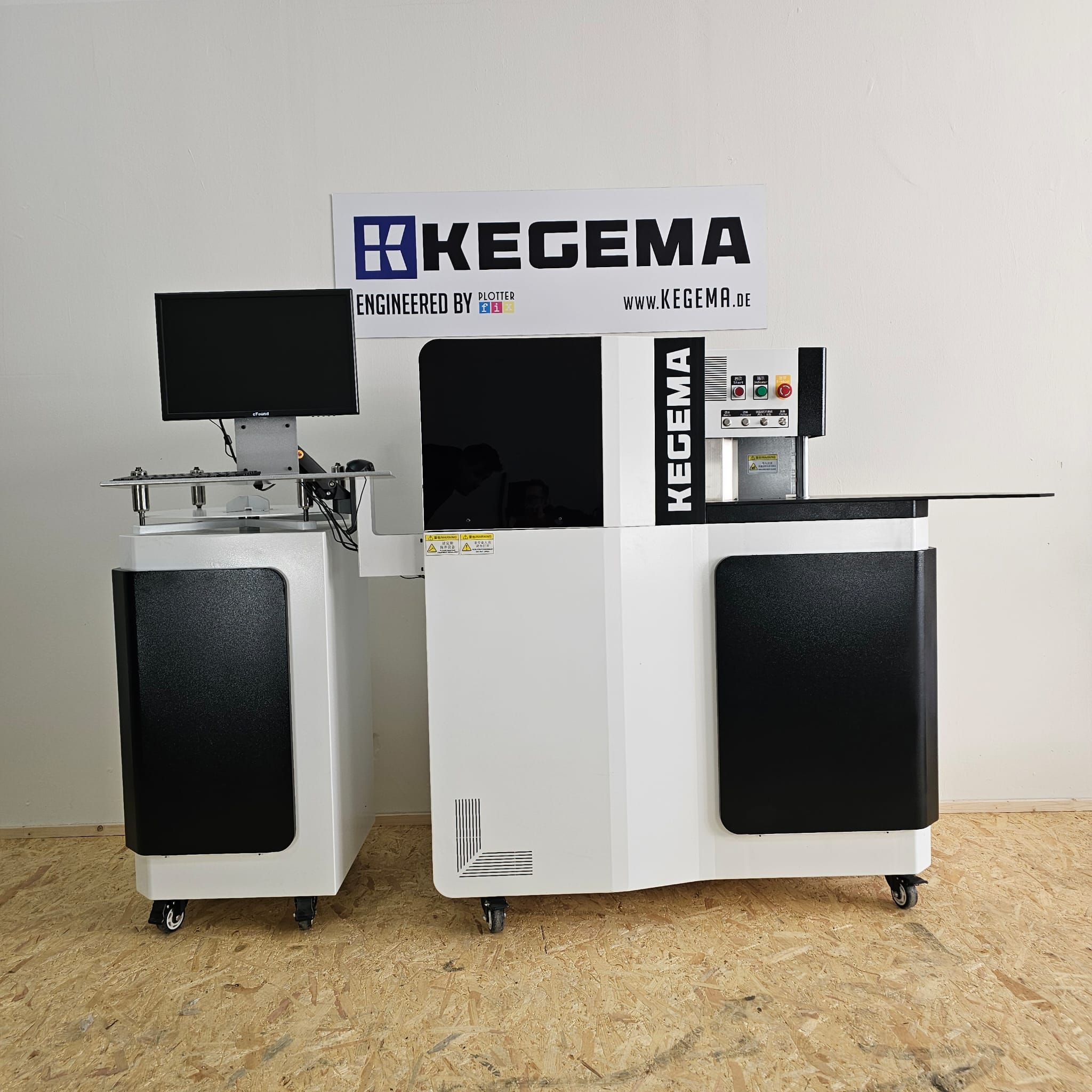 Kegema Buchstabenbiegemaschine MLB150 für Profilbuchstaben